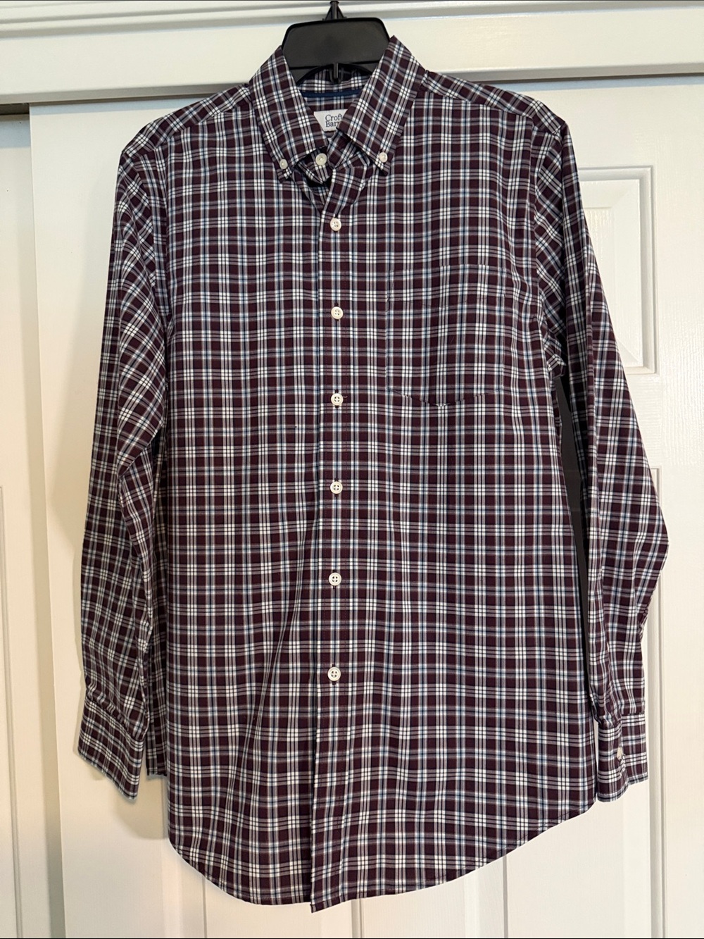 NEW croft & barrow Men's Plaid Shirt